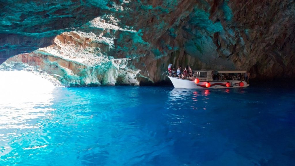 blue cave